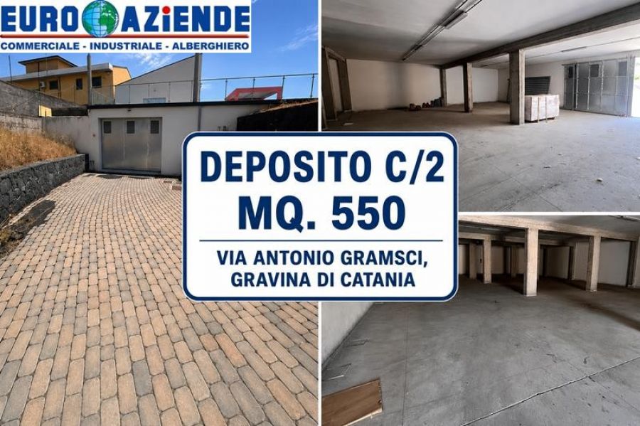 Deposito C2 mq. 550  Via A. Gramsci, Gravina di Catania 